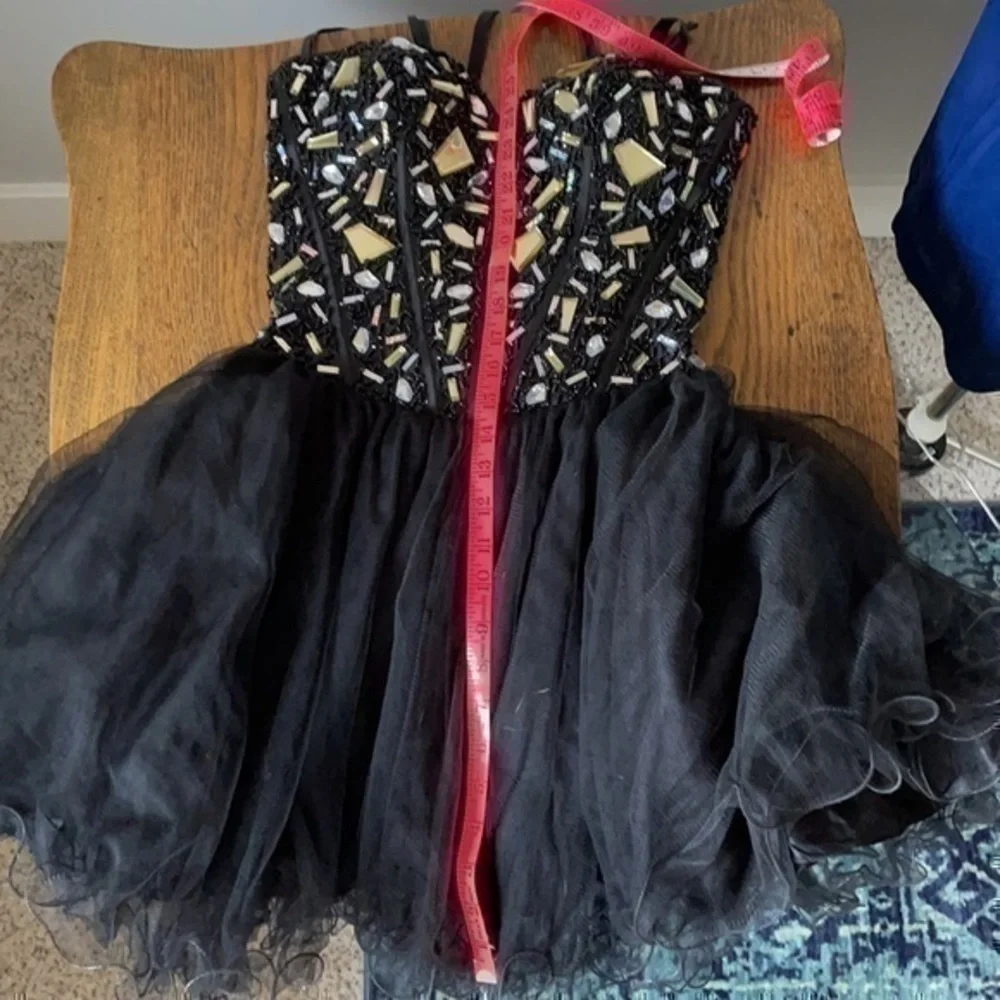 May queen Corset homecoming dress with tulle skirt ✨✨✨✨✨✨✨✨✨✨ - Picture 7 of 9